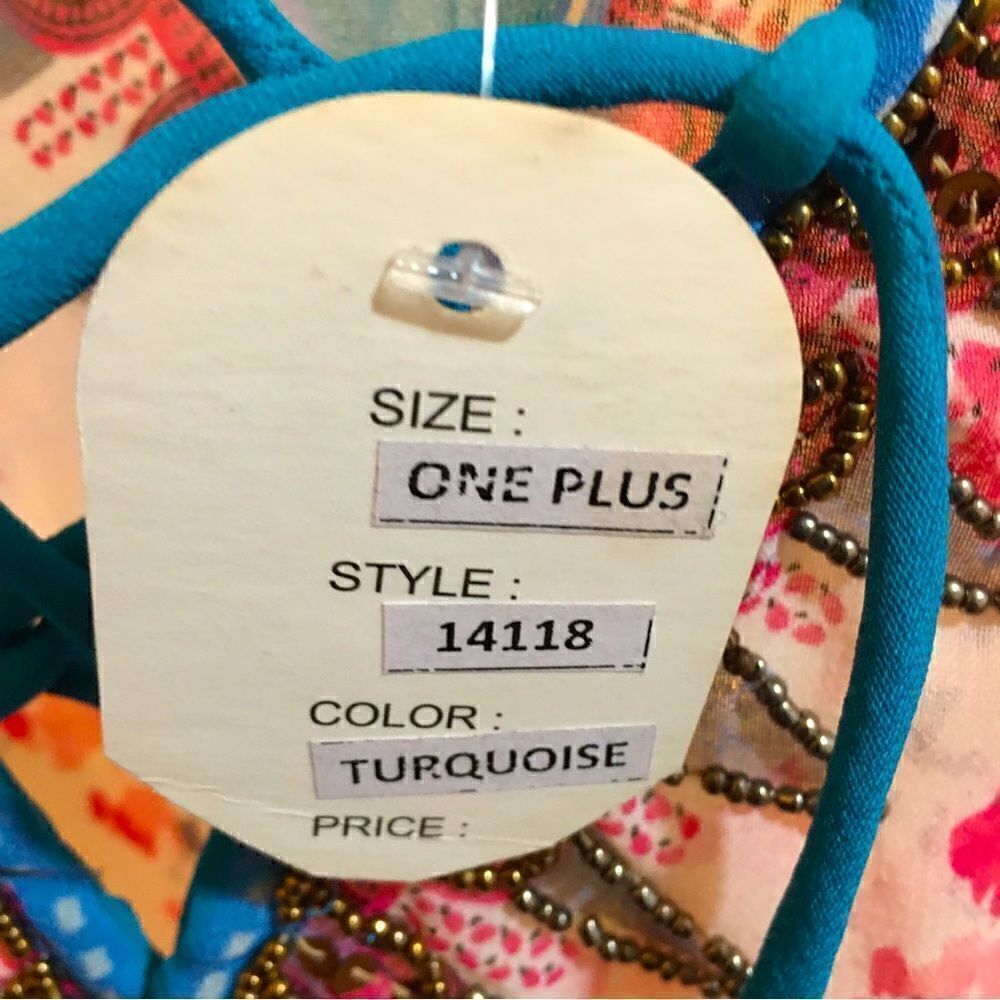 GORGEOUS SHEER JEWLED LACE UP V ROUND TOP‎ - Picture 8 of 10